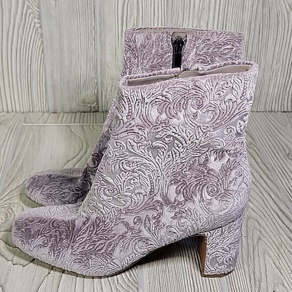Marc Fisher Gray Comfort Grazie Square Toe Block Heel Ankl Boots Womens 6 - Picture 4 of 13